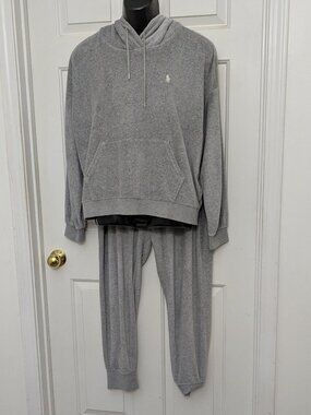 Polo Ralph Lauren Track Suit Mens Performance Interlock Hoodie /Pants Size XL